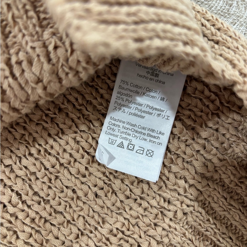 J. Crew Cream Knitted Halter Tank Top size large - Picture 5 of 9